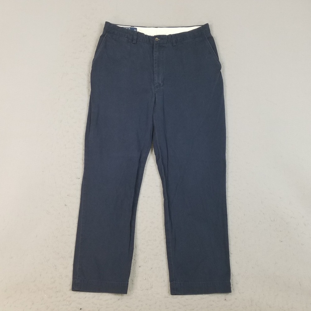 Polo Ralph Lauren Pants Mens 36x30 Navy Prospect Pant Classic Chino Cotton Navy